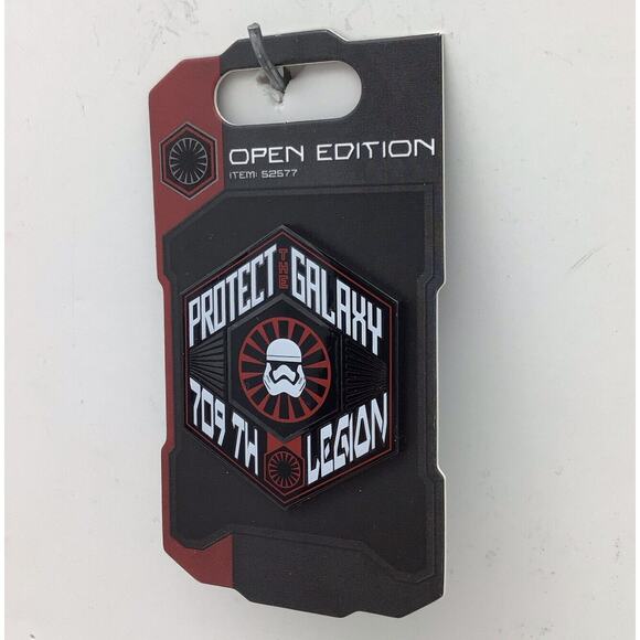 Disney Parks Pin Star Wars Stormtrooper Protect Galaxy 709th Legion Badge - Picture 3 of 4